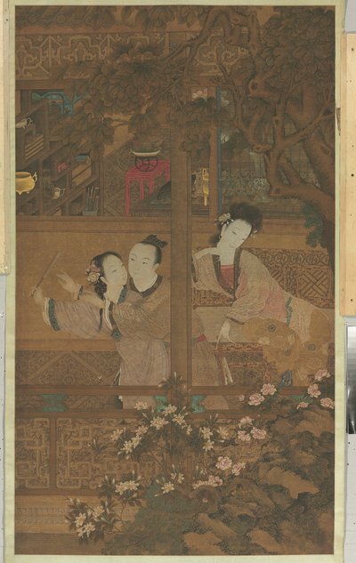 Sogno della camera rossa da Qing Dynasty Chinese School