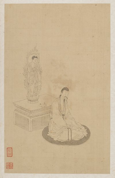 Figure da Qing Dynasty Chinese School