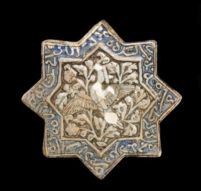 Paesaggio con alberi alti, ventaglio pieghevole, metà XVIII secolo da Qing Dynasty Chinese School