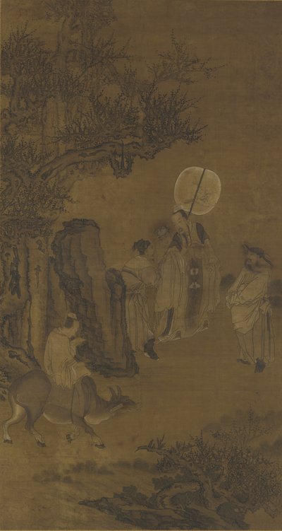 Primo Ministro Yang Su e il giovane studioso, XVII-XVIII secolo da Qing Dynasty Chinese School
