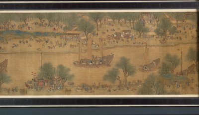 Festival di Primavera sul Fiume (dettaglio) da Qing Dynasty Chinese School