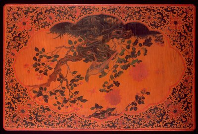 Piano di tavolo, periodo Kangxi da Qing Dynasty Chinese School