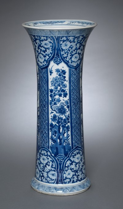 Vaso con coperchio, 1662-1722 da Qing Dynasty Chinese School