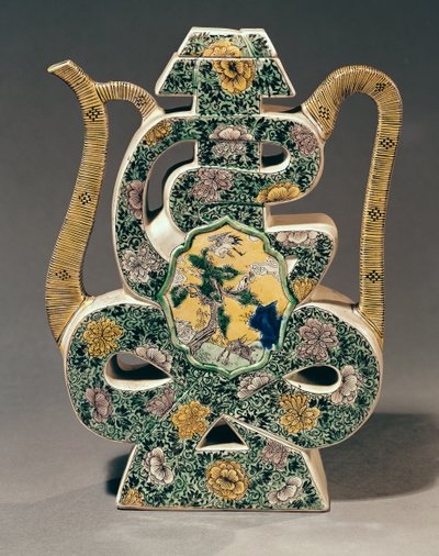 Vaso da vino a forma di carattere 