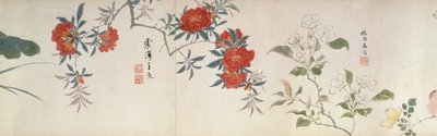 Fiori, Rotolo a Mano da Qing Dynasty Chinese School