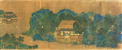 Residenza di Wang Chuan, nello stile pittorico e poetico di Wang Wei da Qiu Ying
