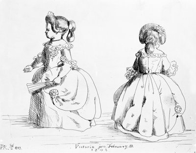 Victoria, la Principessa Reale, 1843 da Queen Victoria