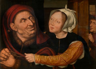 Amanti Male Abbinati da Quentin Massys or Matsys