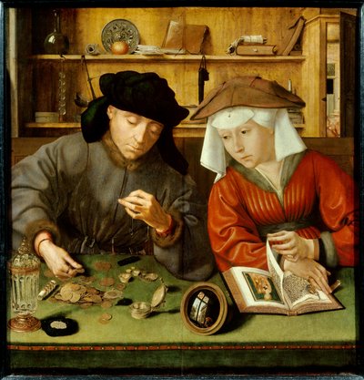 Il cambiavalute e sua moglie da Quentin Massys or Matsys