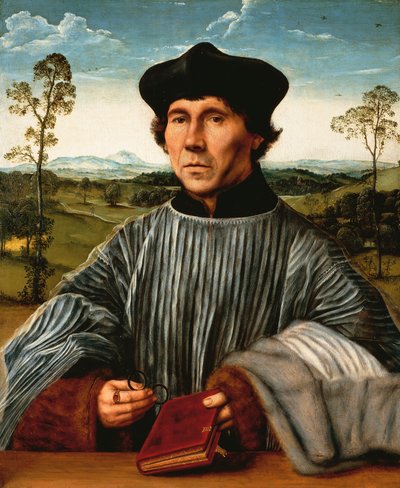 Ritratto di un canonico da Quentin Metsys