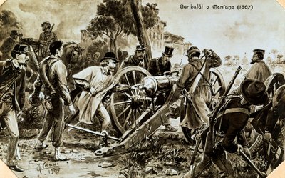 Garibaldi a Mentana da Quinto Cenni