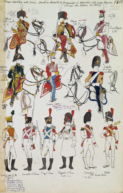 Truppe napoleoniche della Grande Armée da Quinto Cenni