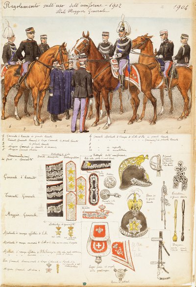 Uniformi dello Stato Maggiore del Regno d