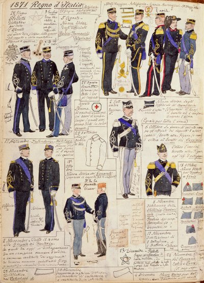 Vari uniformi del Regno d