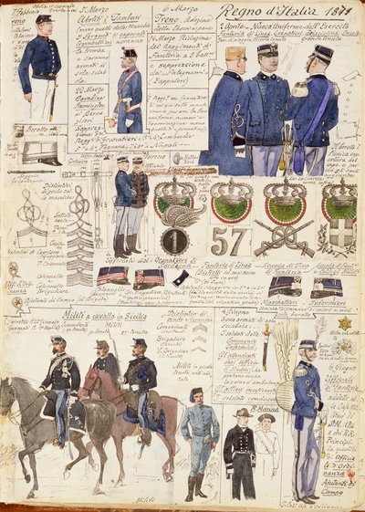 Vari uniformi del Regno d