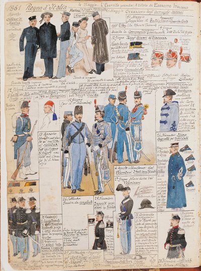 Varie uniformi del Regno d