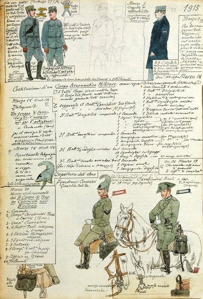 Varie uniformi del Regno d
