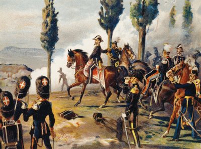 Vittorio Emanuele II alla battaglia di Custoza, 24 giugno da Quinto Cenni