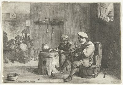 Violinista in una taverna da Quirin Boel