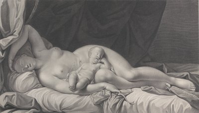 Venere Dormiente con Cupido in grembo, 1783 da Quirin Mark