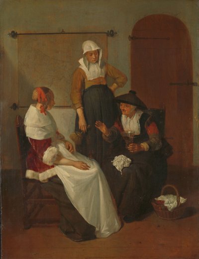 Una chiacchierata confidenziale da Quiringh Gerritsz. van Brekelenkam