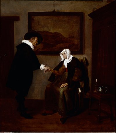 La visita del dottore da Quiringh Gerritsz. van Brekelenkam