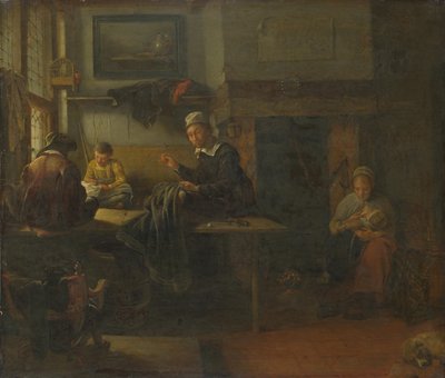 Interno di una sartoria, c. 1660 da Quiringh Van Brekelenkam