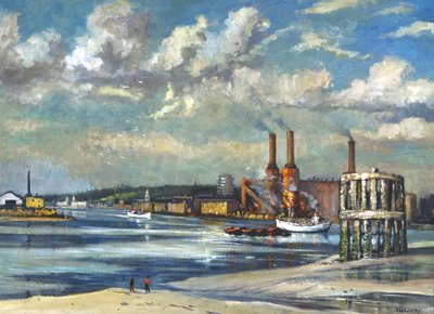 Bassa marea, Deptford da RCD Lowry