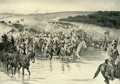 Lord Roberts e il Suo Esercito Attraversano il Fiume Wall da RM Paxton