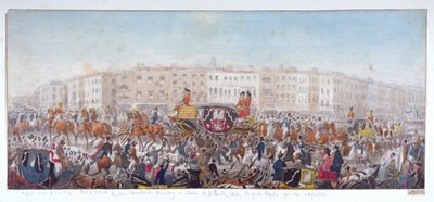 La regina Carolina in viaggio verso la Cattedrale di San Paolo, Londra, 20 novembre 1820 da RWU