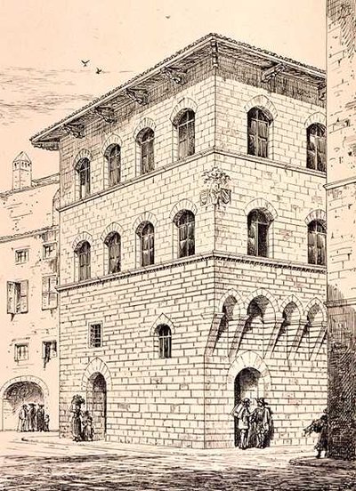 Casa del XIV secolo, Firenze, Italia, da 