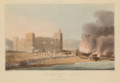Sedici vedute di luoghi nel Golfo Persico contro i pirati arabi da R. (after) Temple