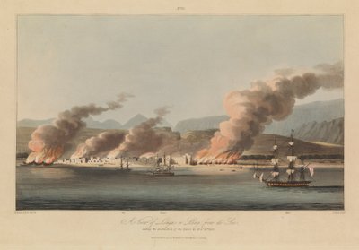Sedici vedute di luoghi nel Golfo Persico contro i pirati arabi da R. (after) Temple