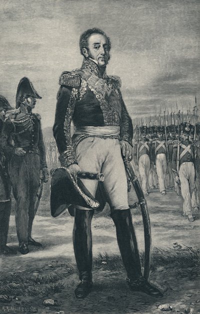 Maresciallo Louis-Gabriel Suchet - Duca di Albufera, c1800, 1896 da R. A. Muller