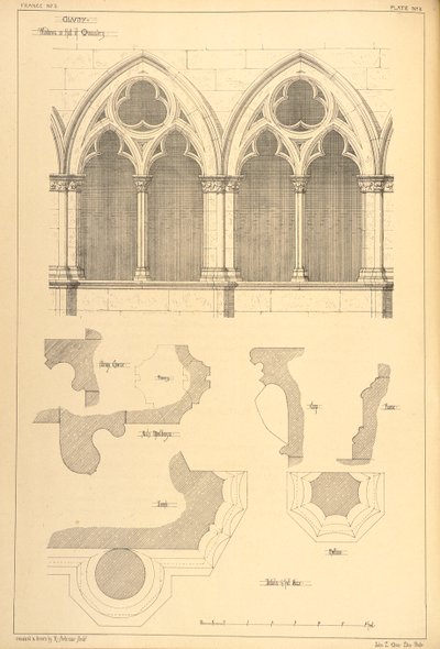 Finestre nella Sala del Monastero, Cluny, da 