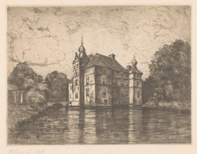 Castello De Cannenburgh da R. Cleve (signed by artist)