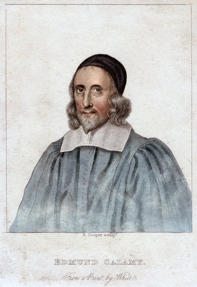 Edmund Calamy il Vecchio, leader della chiesa presbiteriana inglese del XVII secolo, inizio XIX secolo da R. Cooper