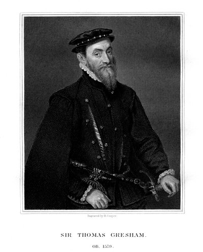 Sir Thomas Gresham, mercante e finanziere inglese da R. Cooper