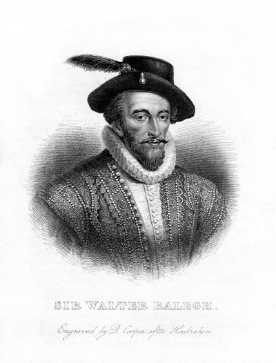 Sir Walter Raleigh, scrittore, poeta, cortigiano ed esploratore da R. Cooper