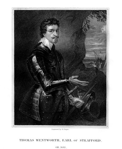 Thomas Wentworth, 1° conte di Strafford, statista inglese da R. Cooper