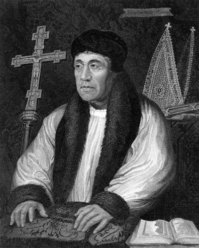 William Warham 1450-1532, Arcivescovo di Canterbury, 1824 da R. Cooper