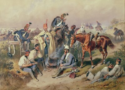 Accampamento degli ussari da R Gobel