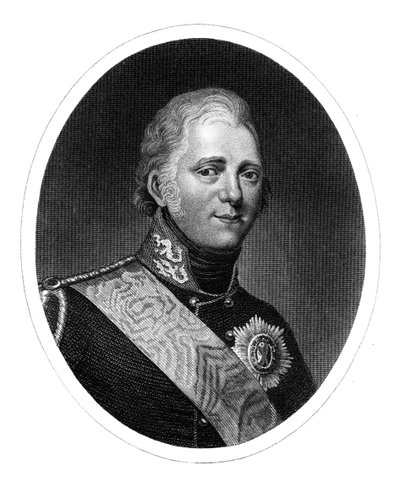 Alessandro I, Zar di Russia, 1826 da R. Page