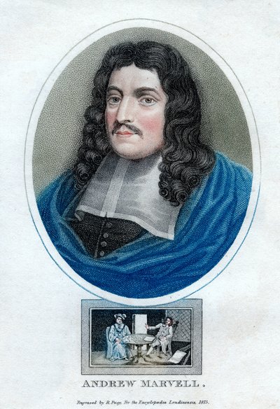 Andrew Marvell, poeta metafisico inglese, 1815 da R. Page