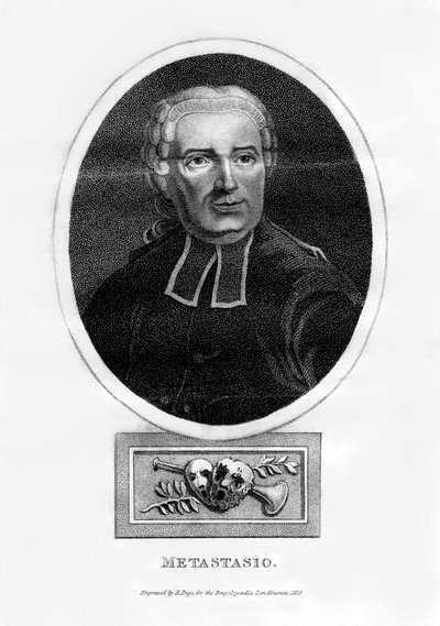 Metastasio, poeta italiano, 1816 da R. Page