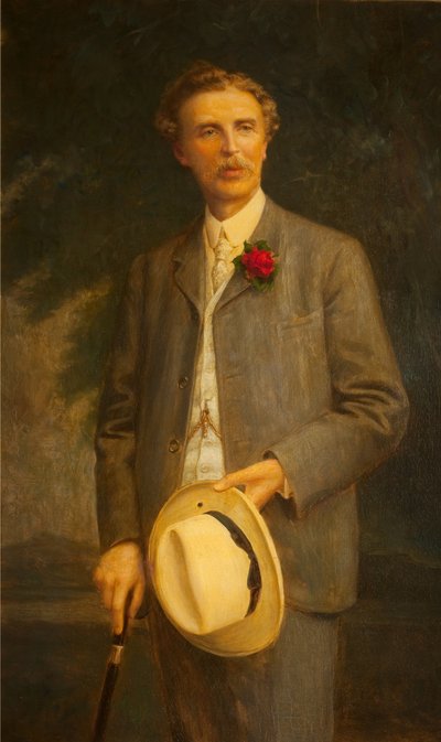 William Haworth, in piedi da R. Parker