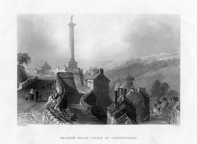 Walkers Pillar, Londonderry, Irlanda del Nord da R. Wallis