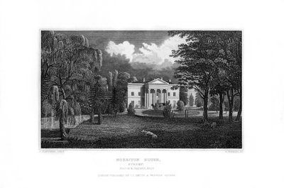 Norbiton House, Kingston upon Thames, Surrey, 1829 da R. Winkles