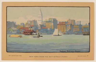 New York dal Traghetto della 34ª Strada da Rachael Robinson Elmer