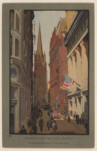 Chiesa della Trinità e Wall Street da Rachael Robinson Elmer